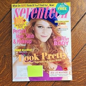 Seventeen Magazine Cover with Blue Hat February 2010